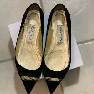Jimmy Choo | Shoes | Jimmy Choo Ginny Pointedtoe Ballerina Flat 